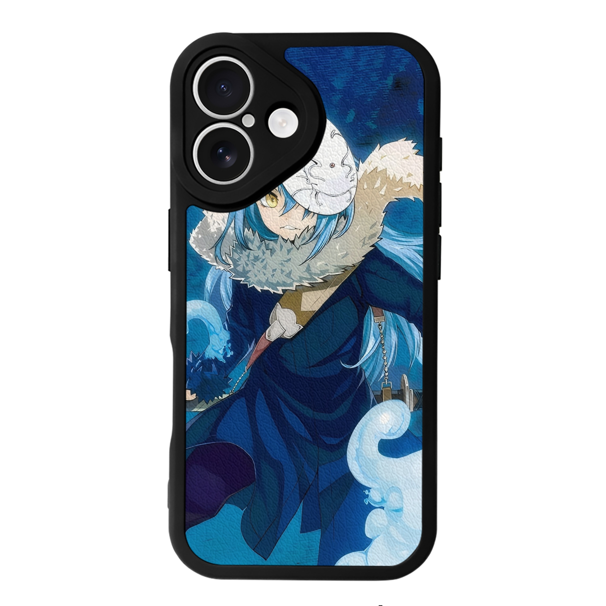 （画像用） 転スラ Regarding Reincarnated to Slime 【iPhone 16シリーズ対応】シリコンスマホケース（レザー調） 材質：シリコン